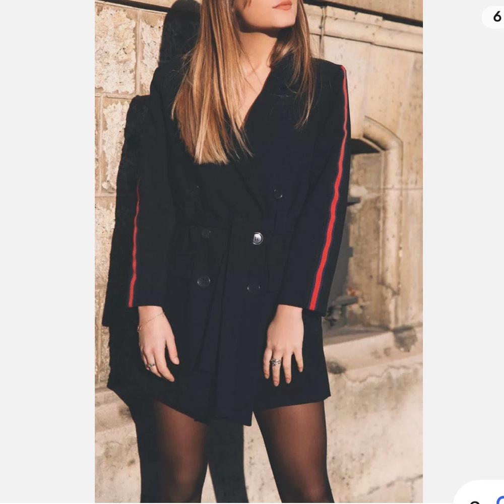 NWOT ZARA Bloggers Favorite Navy Jumpsuit - Picture 6 of 7